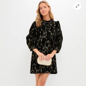 Tuckernuck Black and Gold Long Sleeve Dress